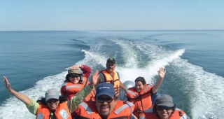 Camino al avistamiento de ballenas